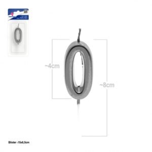 VELA DE CUMPLEAÑOS NÚMERO 0