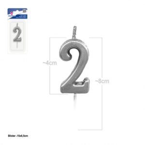 VELA DE CUMPLEAÑOS NÚMERO 2