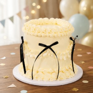 TARTA ESTILO VINTAGE REDONDO