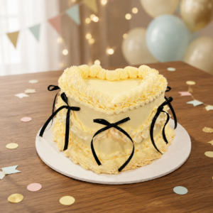 TARTA ESTILO VINTAGE CORAZÓN